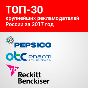 Подробная информация о компании Топ-30 крупнейших рекламодателей в России по итогам 2017 года