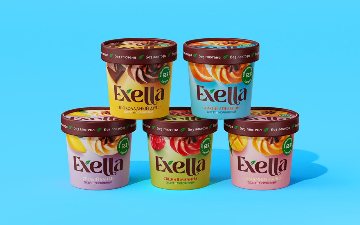 Новый бренд десертов Exella
