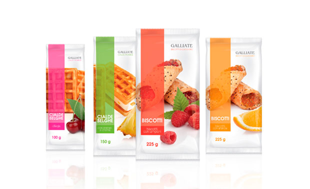 Freedomart: Упаковка мягких вафель и печений с начинкой Galliate