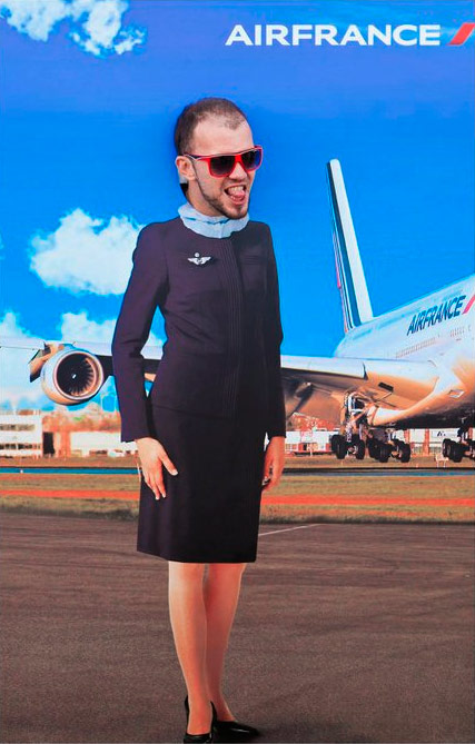 Oblako9: Организация рекламной акции для Air France