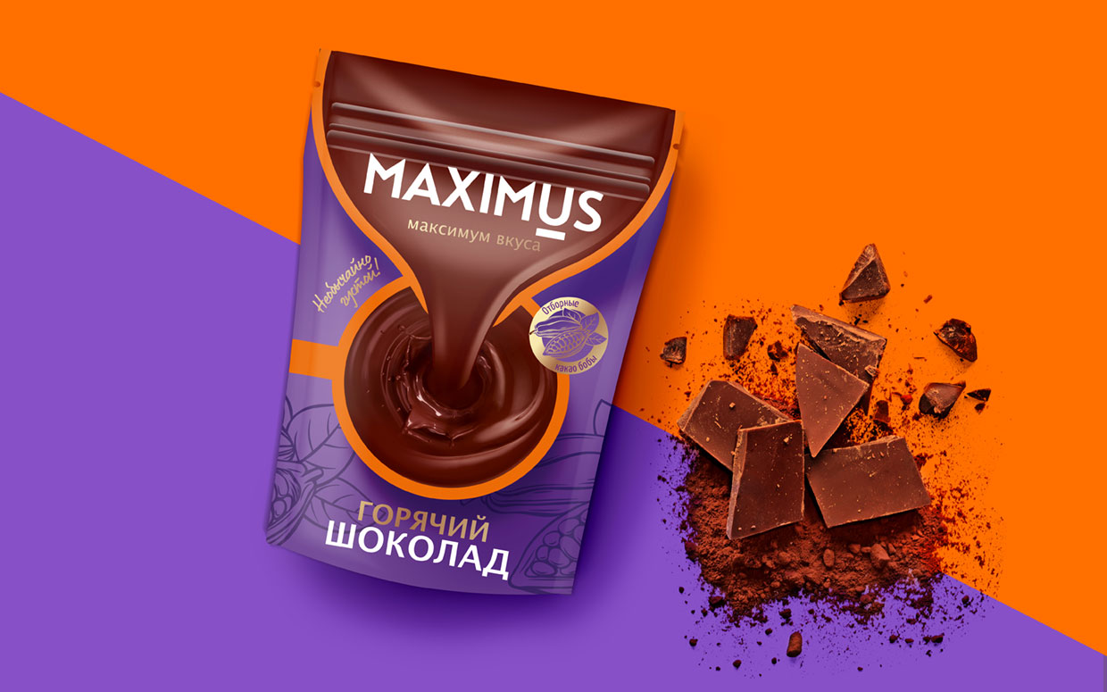 Getbrand: Дизайн горячего шоколада «Maximus»